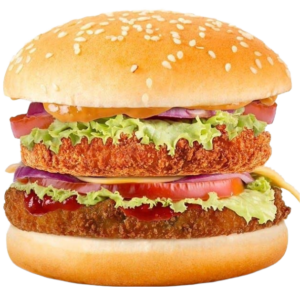 Double tikki burger